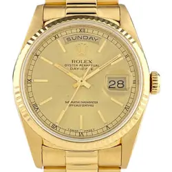 ROLEX DAY DATE 18238 YG AUTOMATIC MEN'S #BS015