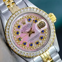 PINK MOP DIAMOND-SAPPHIRE