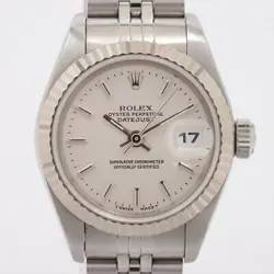 ROLEX DATEJUST 69174 SS×WG AT SILVER-FACE 3 EXTRA LINKS