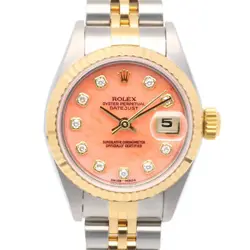 ROLEX DATEJUST WATCHES 79173G STAINLESS STEEL K18 YELLOW GOLD Y NUMBER USED