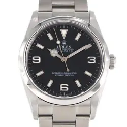 AUTHENTIC ROLEX EXPLORER 1 114270 SS AUTOMATIC SERIAL INFO:Z SERIAL  #260-006...