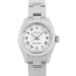 ROLEX OYSTER PERPETUAL 176200 WHITE CENTER ROME M NUMBER SECOND HAND WOMEN