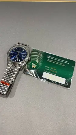 Rolex Datejust  Perpetual 126334 Silver Oyster Blue Dial 42mm Box Video 36