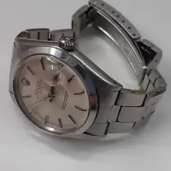 VINTAGE ROLEX DATE 34 MM STEEL OYSTER AUTOMATIC WATCH 1500 CIRCA 1970
