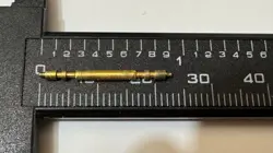 Rolex Yellow GOLD PLATED ay Date Spring Bars Watch Pins Authentic Rolex Bar Pins