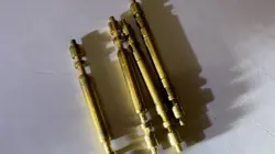 Rolex Yellow GOLD PLATED ay Date Spring Bars Watch Pins Authentic Rolex Bar Pins