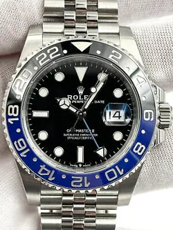ROLEX GMT MASTER II BATMAN JUBILEE BRACELET 126710BLNR BOX & PAPERS 2022