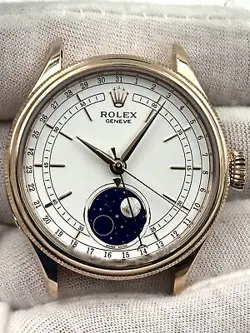 ROLEX CELLINI MOONPHASE ROSE GOLD 50535 BOX & PAPERS 2022