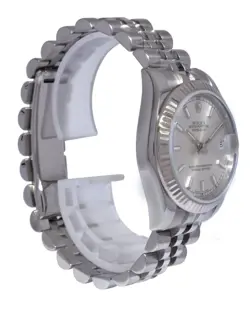 Rolex Datejust Steel 18k Gold Bezel Silver Dial Ladies 31mm Watch  Card Z 178274