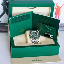 UNWORN Rolex Sky-Dweller Mint Green 2023 Full Set Fluted Jubilee 336934 Steel