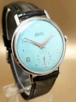 VINTAGE & FINE ROLEX MARCONI MANUAL HAND WINDING 1950'S  WRISTWATCH !!