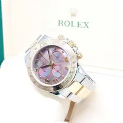 ROLEX 40MM MOP TAHITIAN ROMAN 2 TONE DAYTONA REF: 116523 (P SERIES)