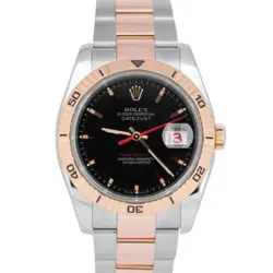 PAPERS ROLEX DATEJUST 116261 TURN-O-GRAPH 36MM TWO-TONE 18K ROSE GOLD WATCH BOX