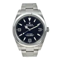 2013 ROLEX EXPLORER STEEL 39MM MK1 AUTOMATIC MEN’S WATCH 214270 W/ PAPERS