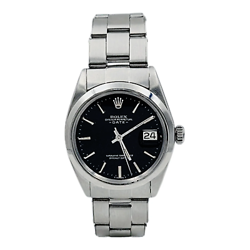 W/BLACK DIAL SMOOTH