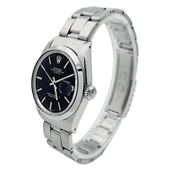 WRISTWATCH W/BLACK DIAL