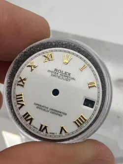 GENUINE ROLEX DATEJUST 31MM WHITE DIAL GOLD ROMAN 68243 78243 178273