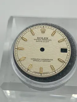 Genuine Rolex Datejust 31mm Cream anniversary Dial YG markers 68240 78240 178240