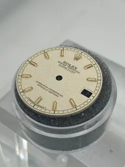 Genuine Rolex Datejust 31mm Cream anniversary Dial YG markers 68240 78240 178240