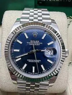 18K FLUTED BLUE