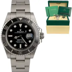2021 ROLEX SUBMARINER BLACK STAINLESS STEEL 41MM WATCH 126610LN BOX & PAPERS