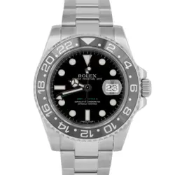 PAPERS ROLEX GMT-MASTER II BLACK GREEN STAINLESS STEEL OYSTER 40MM 116710 LN BOX