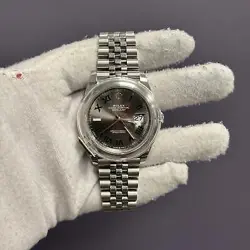 ROLEX DATEJUST 41MM WIMBLEDON DIAL WATCH 126300