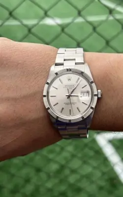 Rolex Oyster Perpetual Date 15010 Automatic Date 34mm Steele Watch