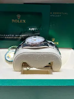 Rolex 126231 Datejust 36mm Steel & 18k Everose Gold White Roman Dial Oyster-2024