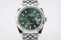 ROLEX DATEJUST 41 126334 MINT GREEN | FULL SET | BOTH TAGS | 2022