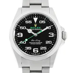 ROLEX AIR KING 126900 BLACK RANDOM NUMBER UNUSED MENS