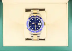 1993 ROLEX SUBMARINER DATE 16613 BLUE DIAL TT OYSTER NO PAPERS 40MM
