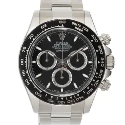 ROLEX DAYTONA 126500LN BLACK WARRANTY 2024 BOX/PAPER