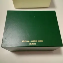 Rolex Watch Case Empty Box Storage Box Green From Japan