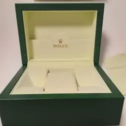 Rolex Watch Case Empty Box Storage Box Green From Japan