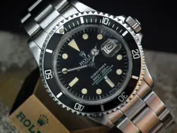 Just Beautiful 1977 Rolex Oyster Submariner 1680 Full Set Gents Vintage Watch