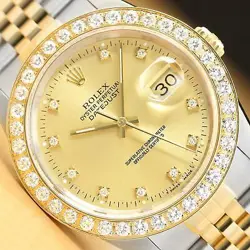 YELLOW GOLD/SS WATCH