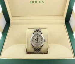 2006 Rolex Midsize Datejust 178274 Silver Diamond Dial SS Jubilee No Papers 31mm