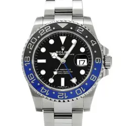 USED ROLEX GMT MASTER II 116710BLNR BLACK CASE: 40×40MM MEN'S WATCH #1112529