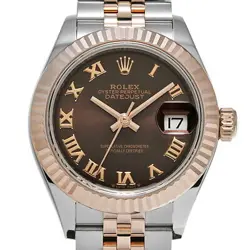 USED ROLEX Lady Datejust 28 279171 Brown Case: 28×28mm Ladies Watch #1111229
