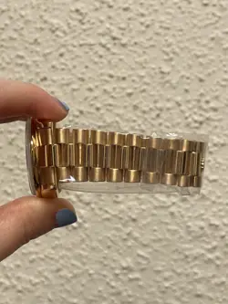 Rolex Day-Date 118238 Tahitian MOP Diamond Dial and Bezel 18kt President 36mm