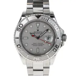 USED ROLEX YACHT MASTER LOLESIUM 16622 SILVER MEN'S WATCH #1133429