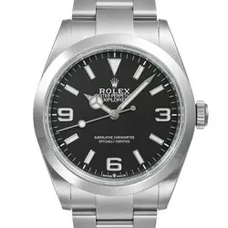 USED ROLEX EXPLORER 1 224270 BLACK AUTOMATIC CASE: 40MM MEN'S WATCH #1121829
