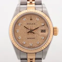 ROLEX DATEJUST 79173G SS×YG AT CHAMPAGNE-HOLICON-FACE