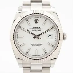 ROLEX DATEJUST 126334 SS×WG AT WHITE DIAL