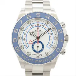 Rolex Yacht-Master II 116680 SS AT White Dial 1 Extra Link