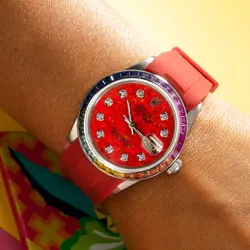 RAINBOW BEZEL ON