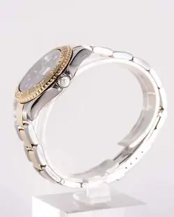 Rolex Yachtmaster 35mm 68623 Two Tone Ladies with Blue Dial