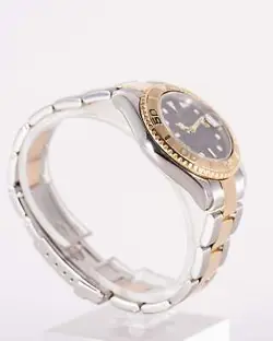 Rolex Yachtmaster 35mm 68623 Two Tone Ladies with Blue Dial
