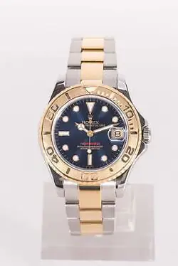 Rolex Yachtmaster 35mm 68623 Two Tone Ladies with Blue Dial